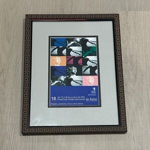 Brown and Black Textured Frame